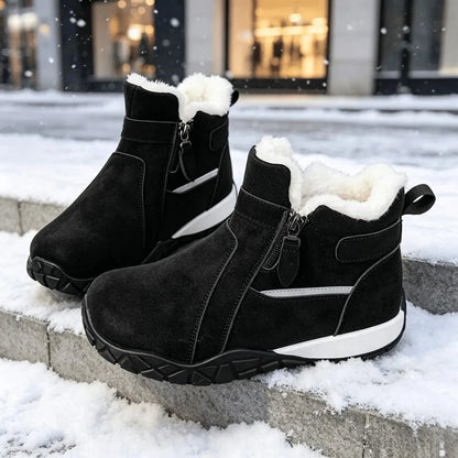 Women's Warm Fleece-Lined Ankle Boots