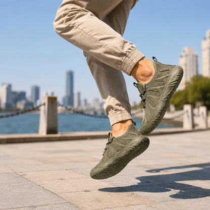 Men's Lightweight Mesh Slip On Trainers