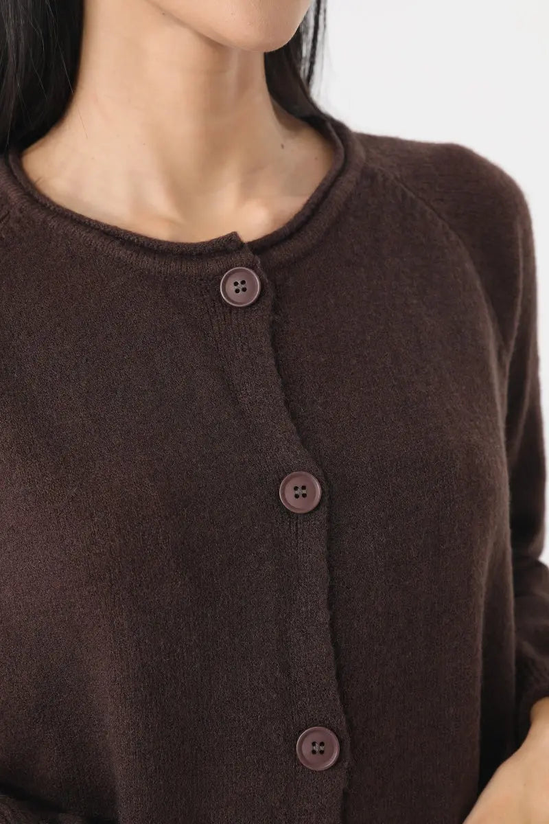 Women's Elegant Ribbed Knit Cardigan & Wide-Leg Trouser Set
