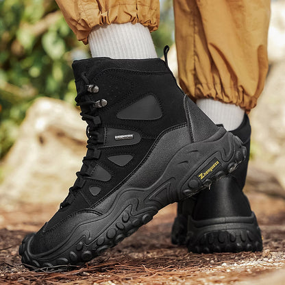 Men's Rugged High-Top Hiking Boots