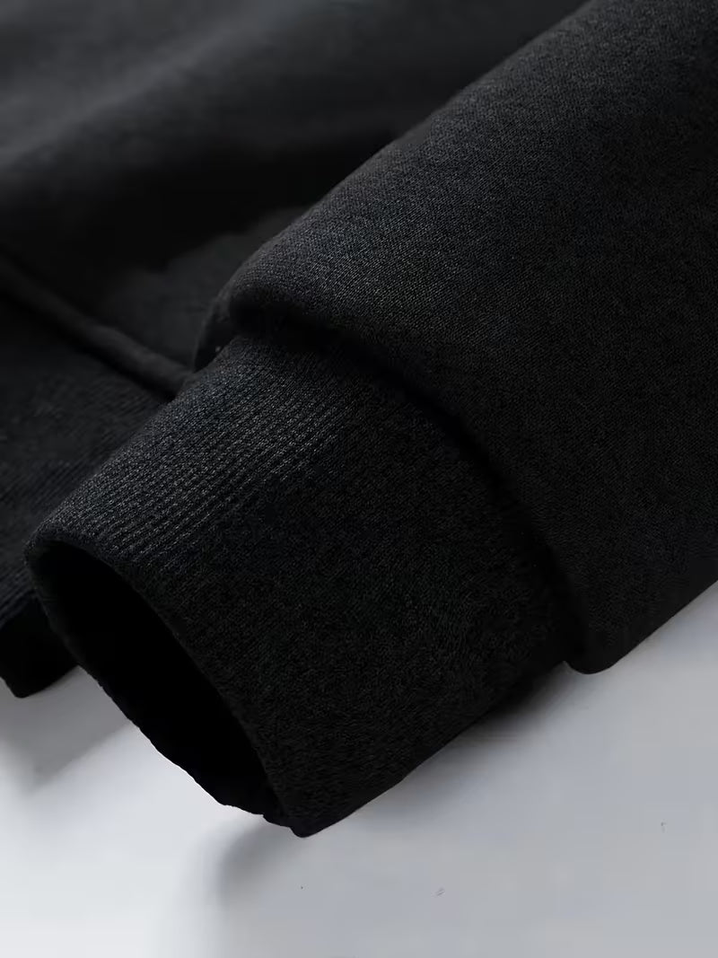 Men's 2-Piece Fleece-Lined Hooded Jacket Set