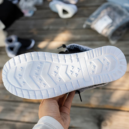 Women's Plush-Lined Slip-On Winter Shoes