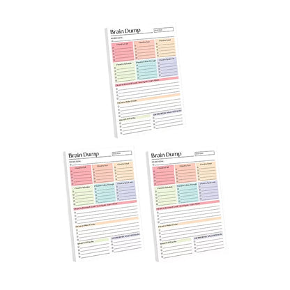 Daily Brain Dump Planning Pad