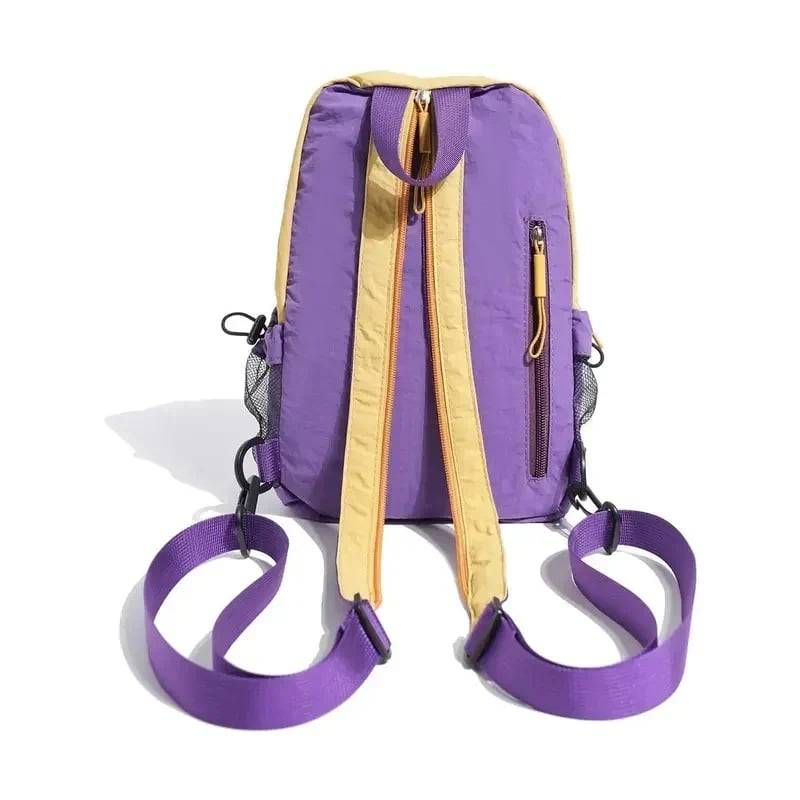 Compact Colour Block Travel Rucksack