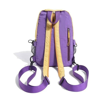 Compact Colour Block Travel Rucksack