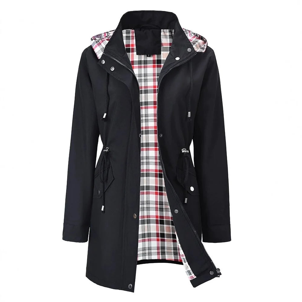 Women's Lightweight Hooded Rain Jacket