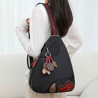 Women's Floral Detail Convertible Backpack