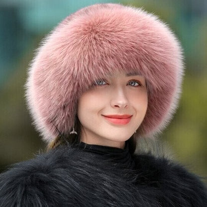 Women's Plush Faux Fur Winter Hat