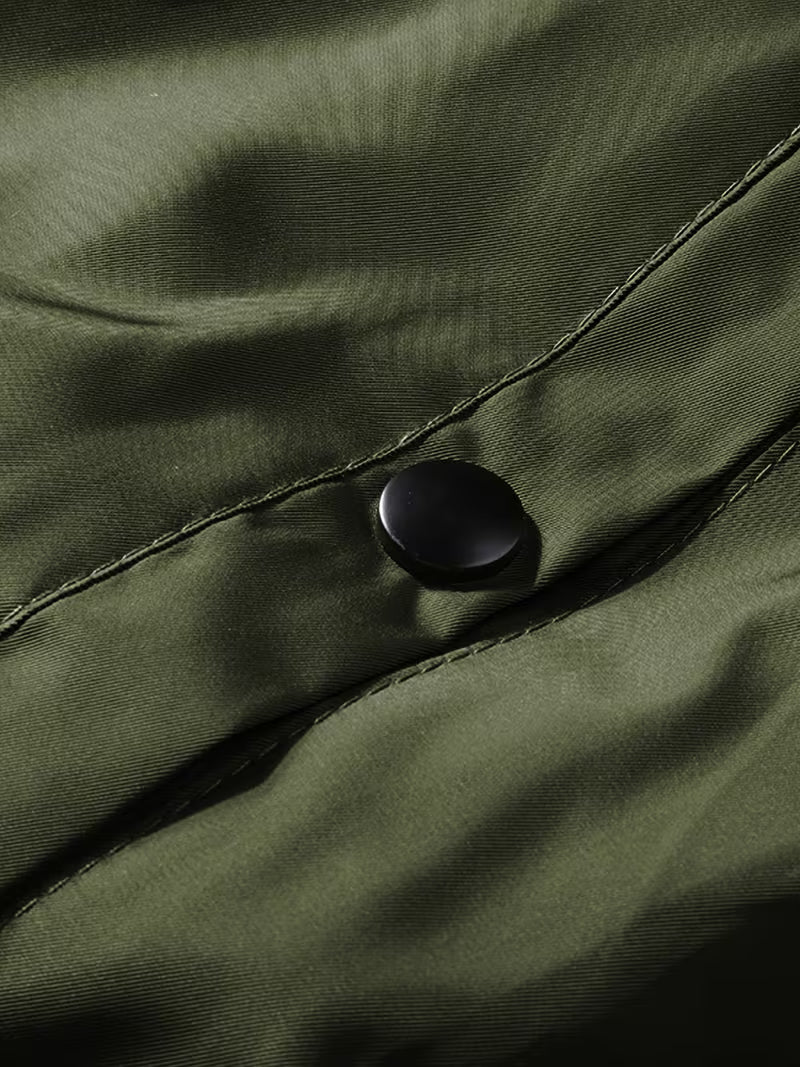 Men's Casual Zip-Up Bomber Jacket