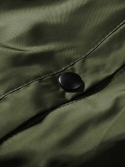 Men's Casual Zip-Up Bomber Jacket
