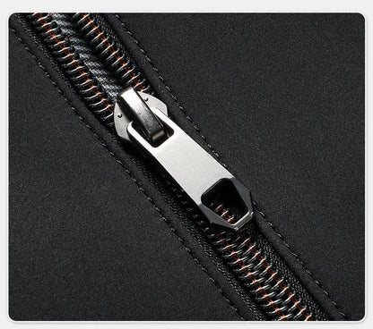 Men's Stand Collar Zip-Up Jacket