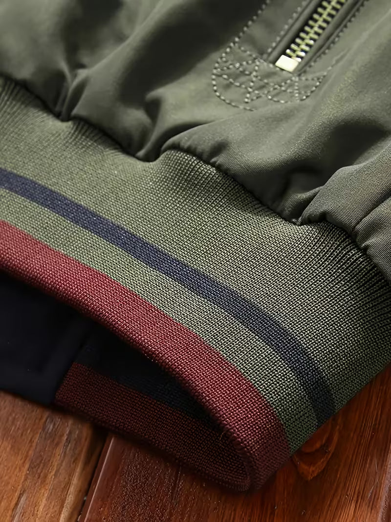 Men's Reversible Stand Collar Jacket
