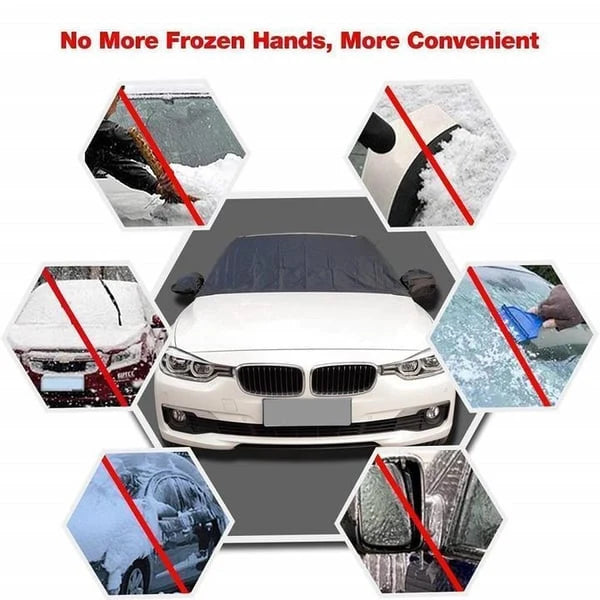 All-Weather Car Windscreen Snow & Frost Cover