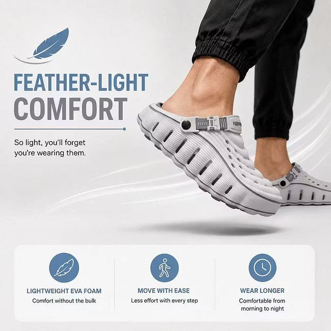 Men's Lightweight Adjustable Clogs