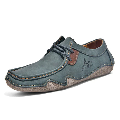 Men's Hand-Stitched Wide Fit Loafers