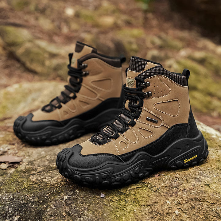 Men's Rugged High-Top Hiking Boots