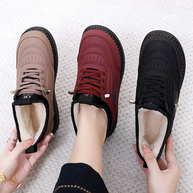 Women's Casual Lace-Up Platform Trainers