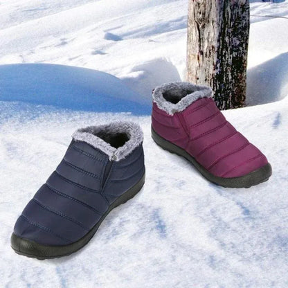 Women's Plush-Lined Winter Ankle Boots