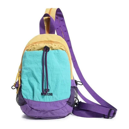 Compact Colour Block Travel Rucksack