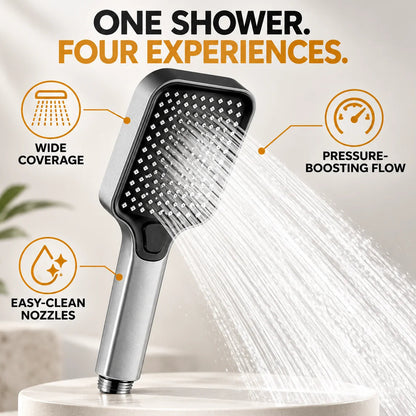 4-Mode Wide Face Shower Head