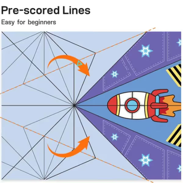 Kids' DIY Paper Aeroplane Folding Kit