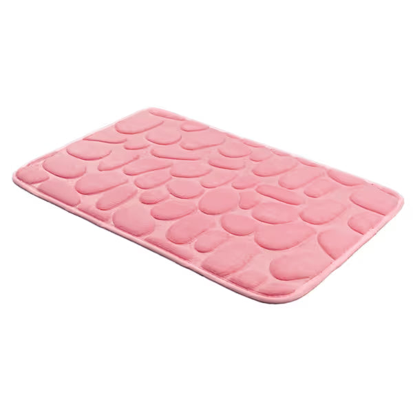 Cobblestone Embossed Bathroom Mat