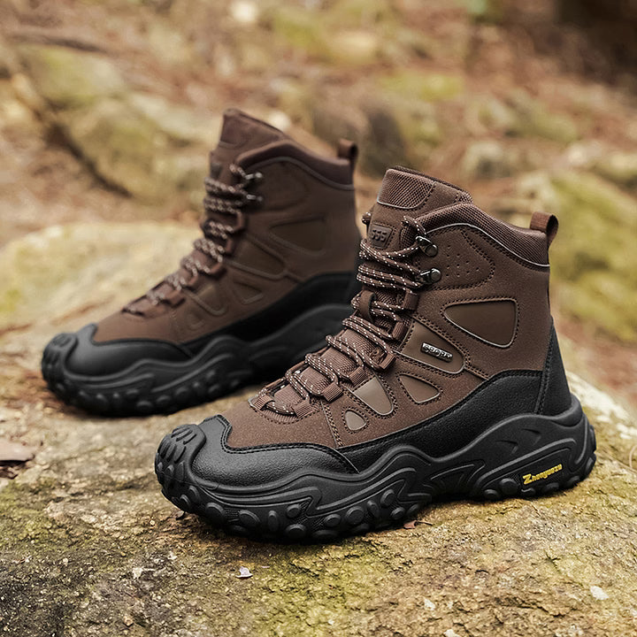 Men's Rugged High-Top Hiking Boots