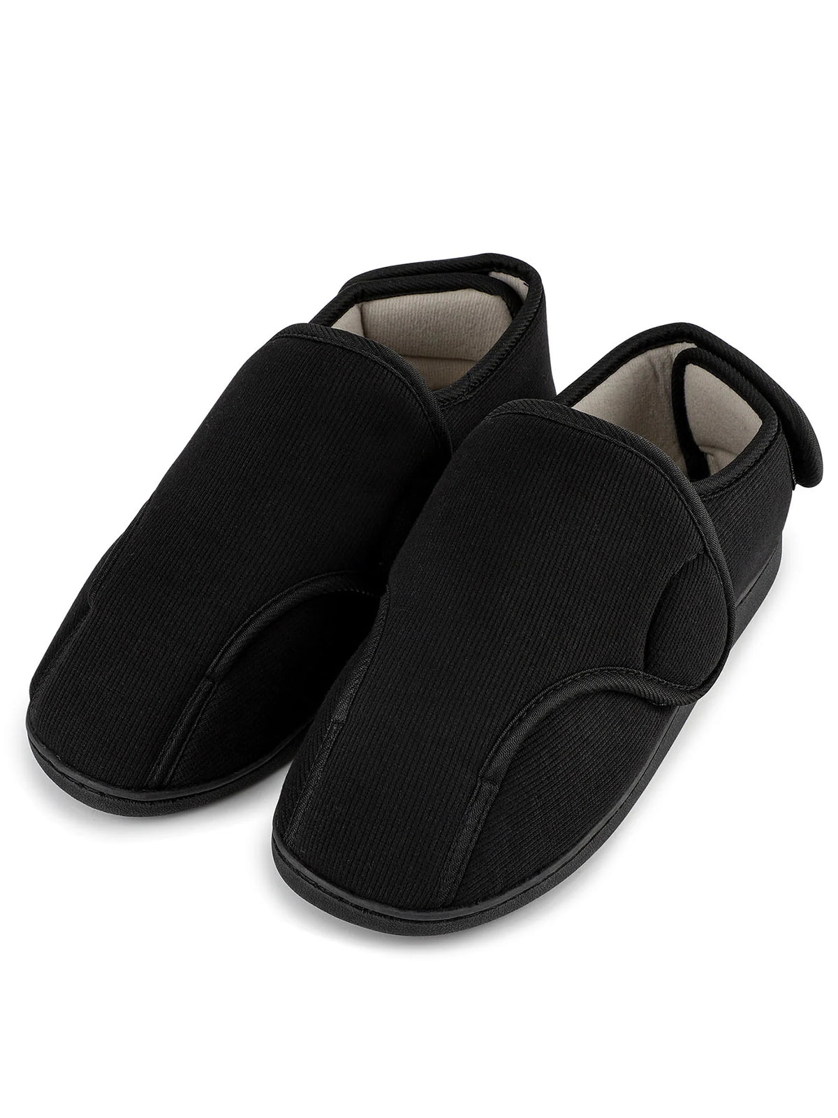 Adjustable Wide-Fit Memory Foam House Shoes