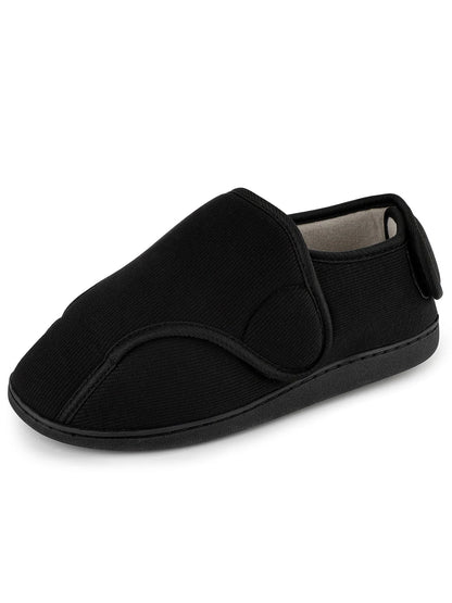 Adjustable Wide-Fit Memory Foam House Shoes