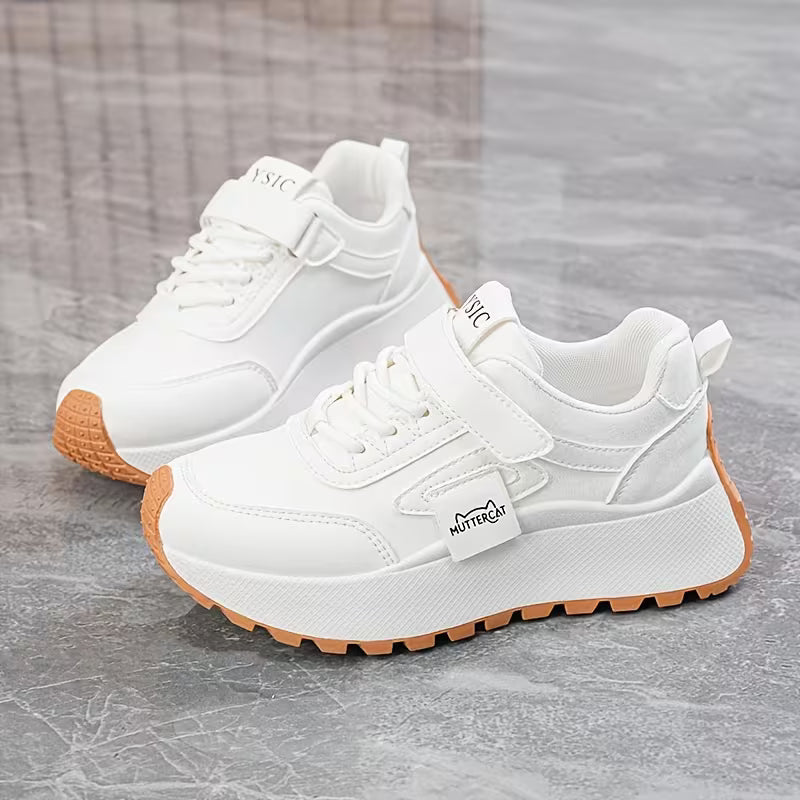 Women's Strap Detail Platform Trainers