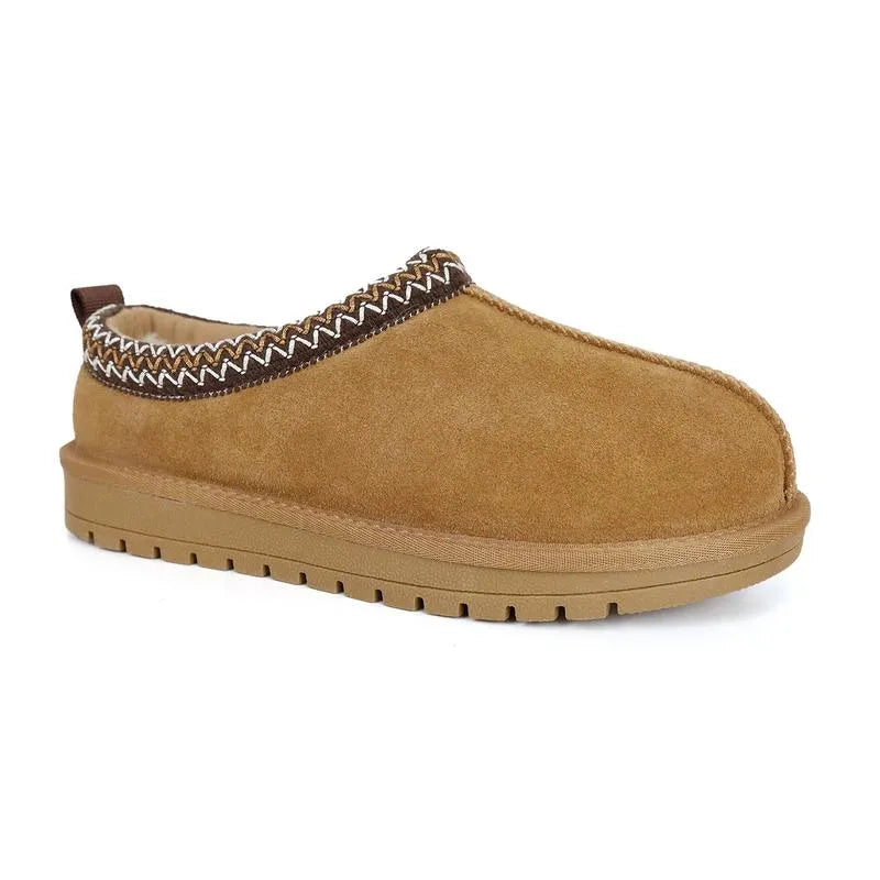 Women's Plush-Lined Slip-On Slippers