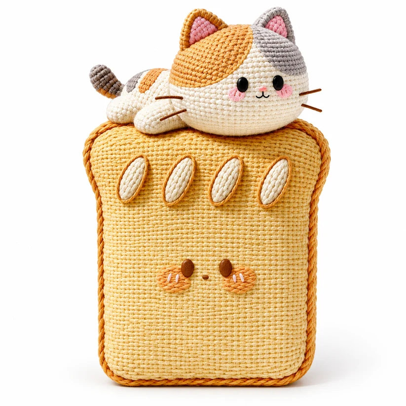 Self-Adhesive Cat Scratching Mat with Toy