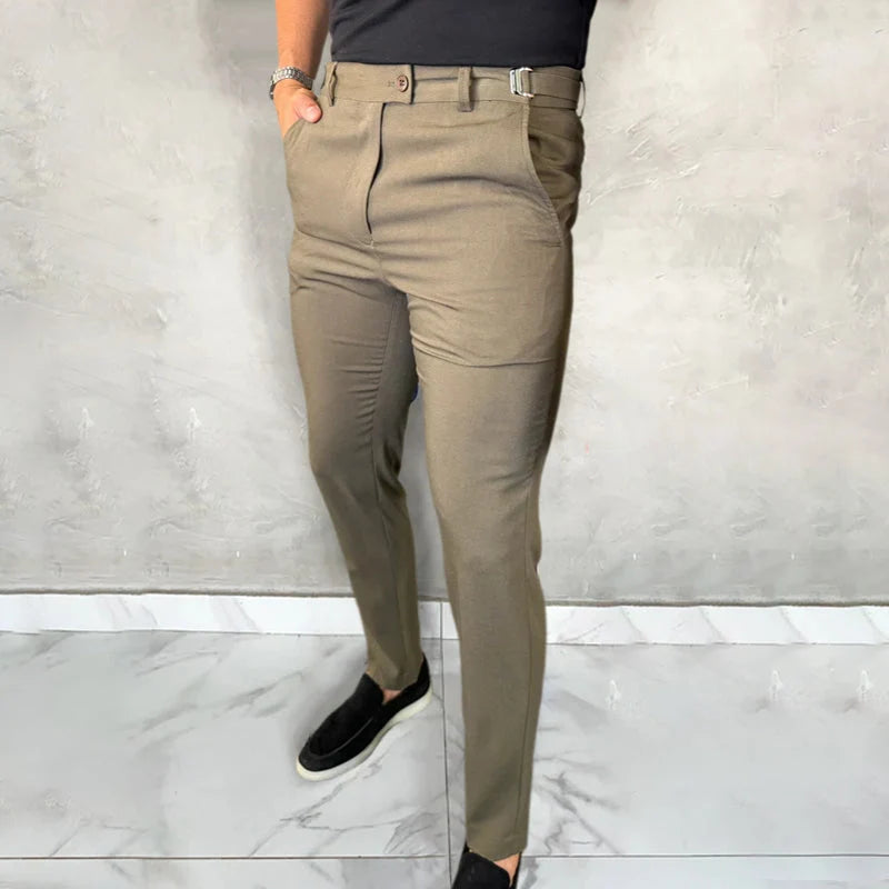Men's Stretch Slim-Fit Trousers