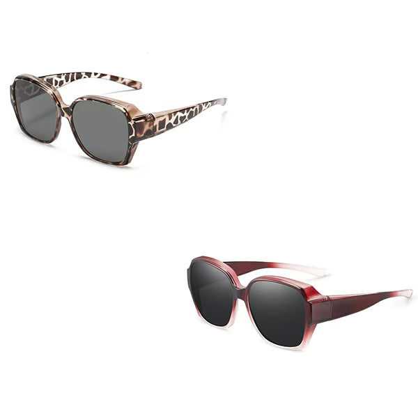Polarised Round Cat-Eye Sunglasses