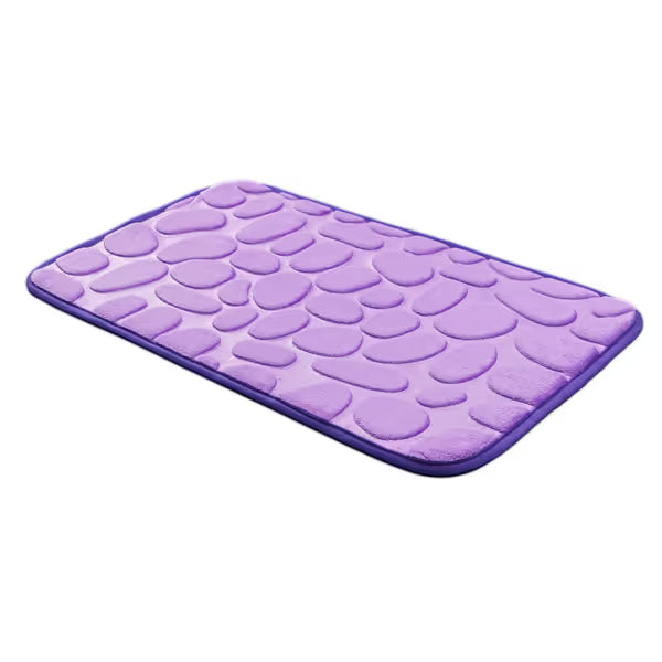 Cobblestone Embossed Bathroom Mat