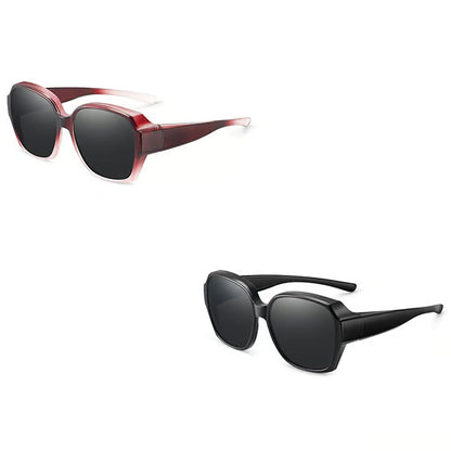 Polarised Round Cat-Eye Sunglasses