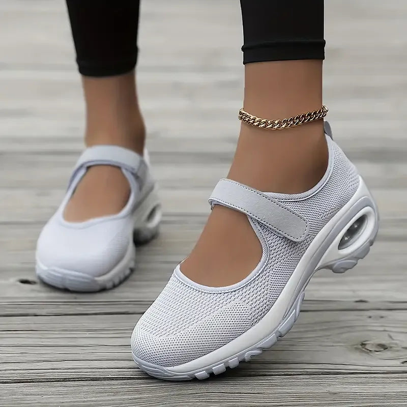 Women's Air-Cushioned Mary Jane Walking Shoes