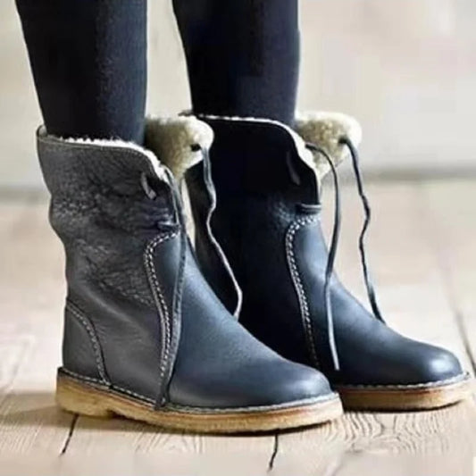 Women's Waterproof Plush-Lined Winter Boots