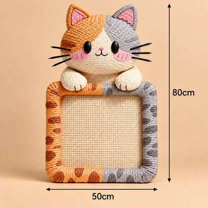 Self-Adhesive Cat Scratching Mat with Toy