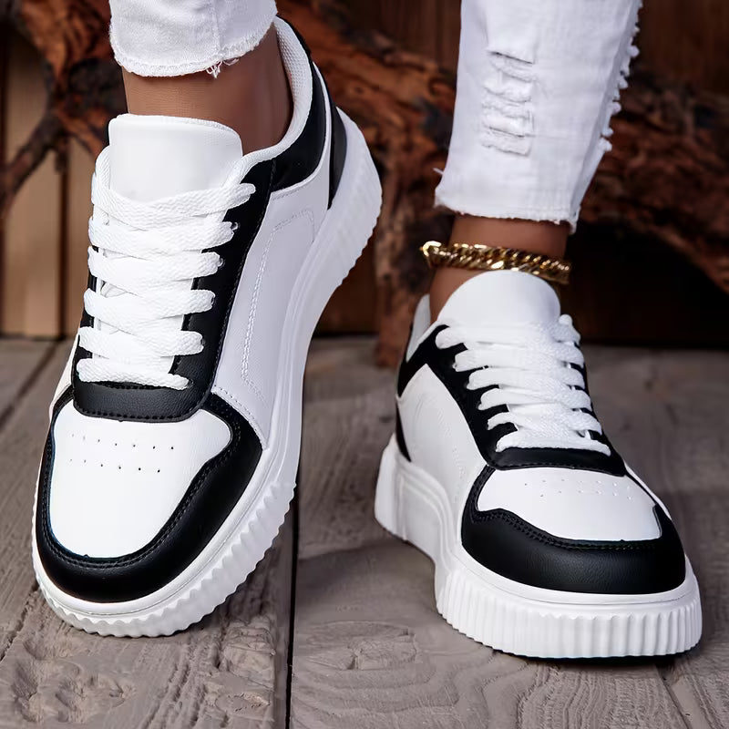 Chunky Lace-Up Trainers