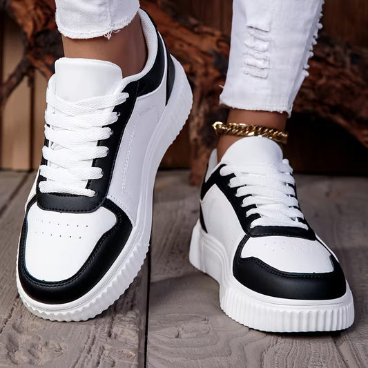 Chunky Lace-Up Trainers