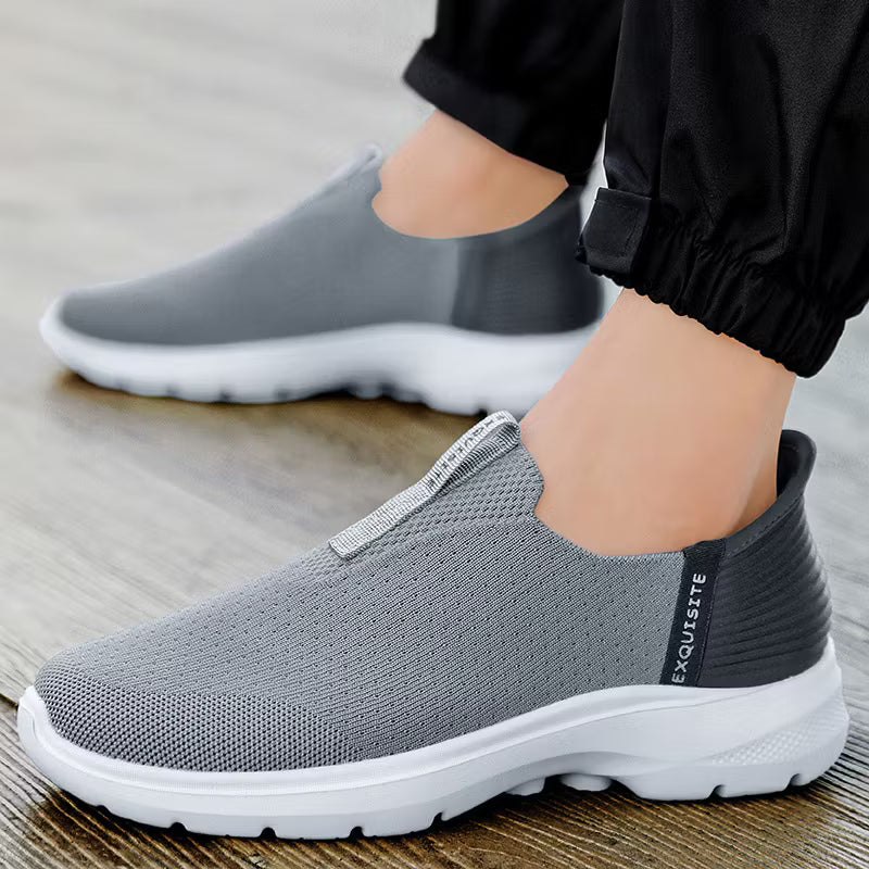 Men's Mesh Slip-On Casual Trainers