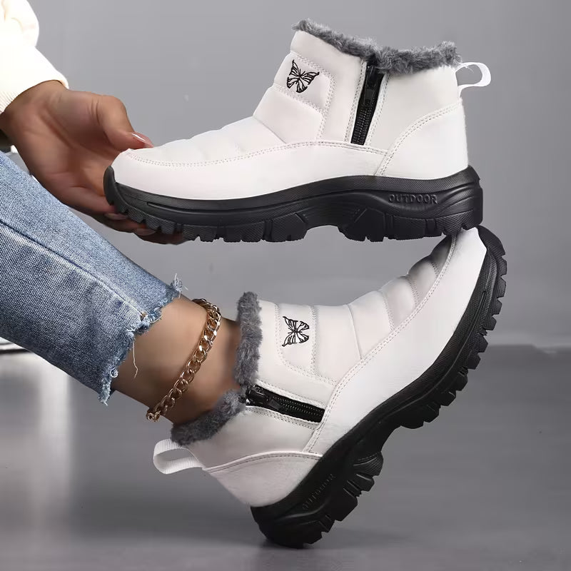 Women's Plush-Lined Chunky Winter Boots
