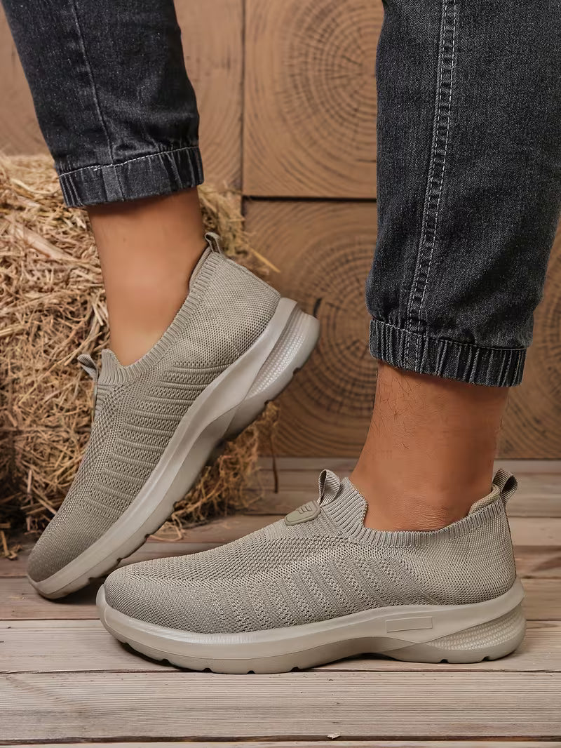 Men's Knit Slip-On Trainers