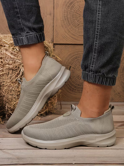 Men's Knit Slip-On Trainers