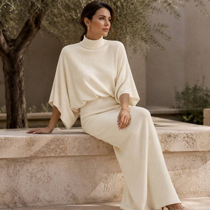 Women's Batwing Top & Maxi Skirt Set