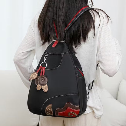 Women's Floral Detail Convertible Backpack