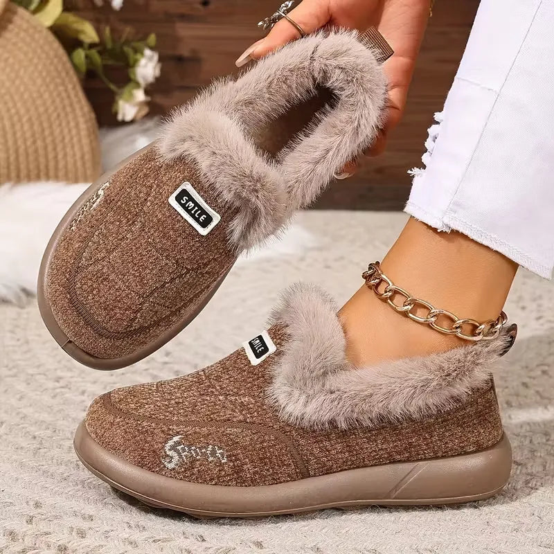Women's Plush Lined Winter Shoes