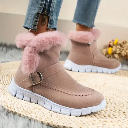 Women's Plush-Lined Platform Winter Boots