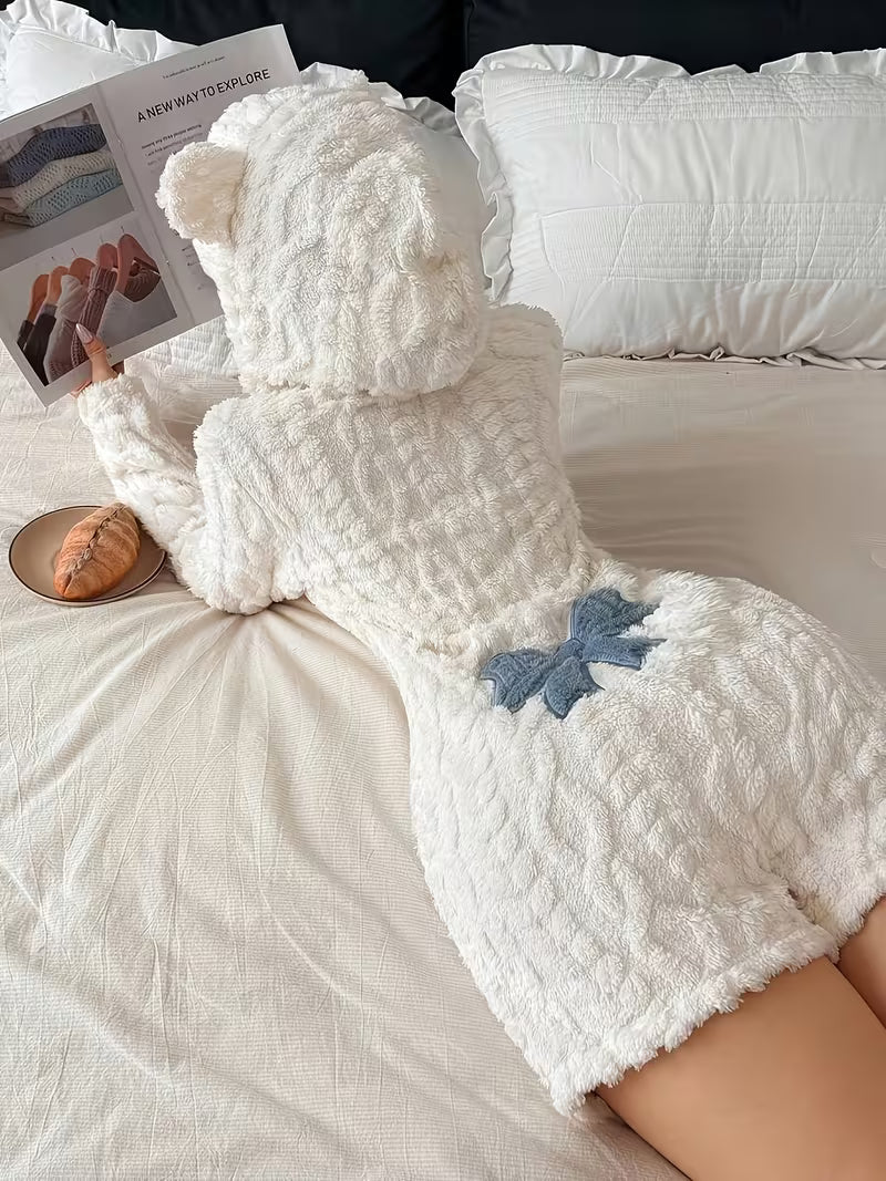 Women's Animal Hooded Winter Bodysuit